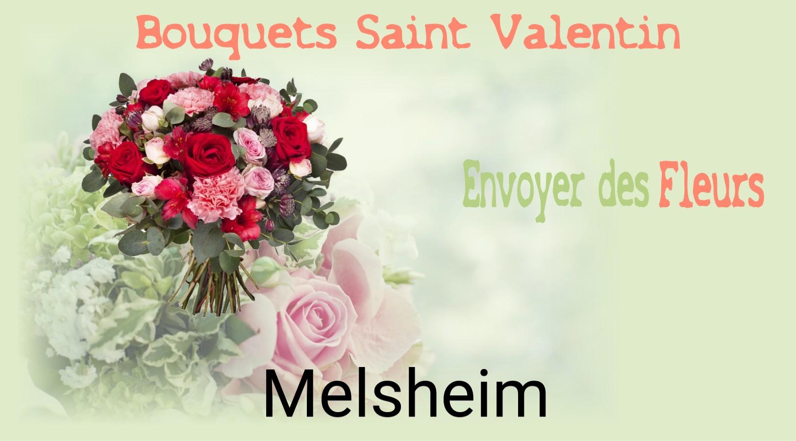 Roses de Saint-Valentin livrées à Melsheim